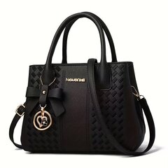 Smurf сумка женская с узором, черная  цена и информация | Женские сумки | 220.lv