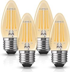 LED elektriskā spuldze E27, 4gab, 4W цена и информация | Лампочки | 220.lv