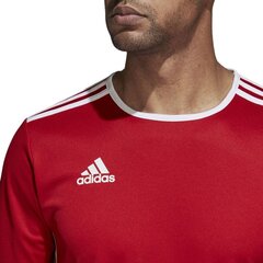 Adidas Футбольная майка для подростков Entrada 18 Jsy Red цена и информация | Рубашки для мальчиков | 220.lv
