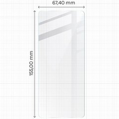 Bizon Motorola Moto G14 / G54 cena un informācija | Ekrāna aizsargstikli | 220.lv