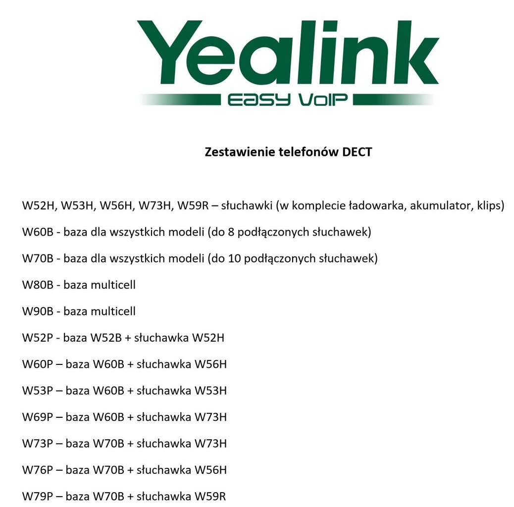 Yealink W70B - DECT bāze cena un informācija | Stacionārie telefoni | 220.lv