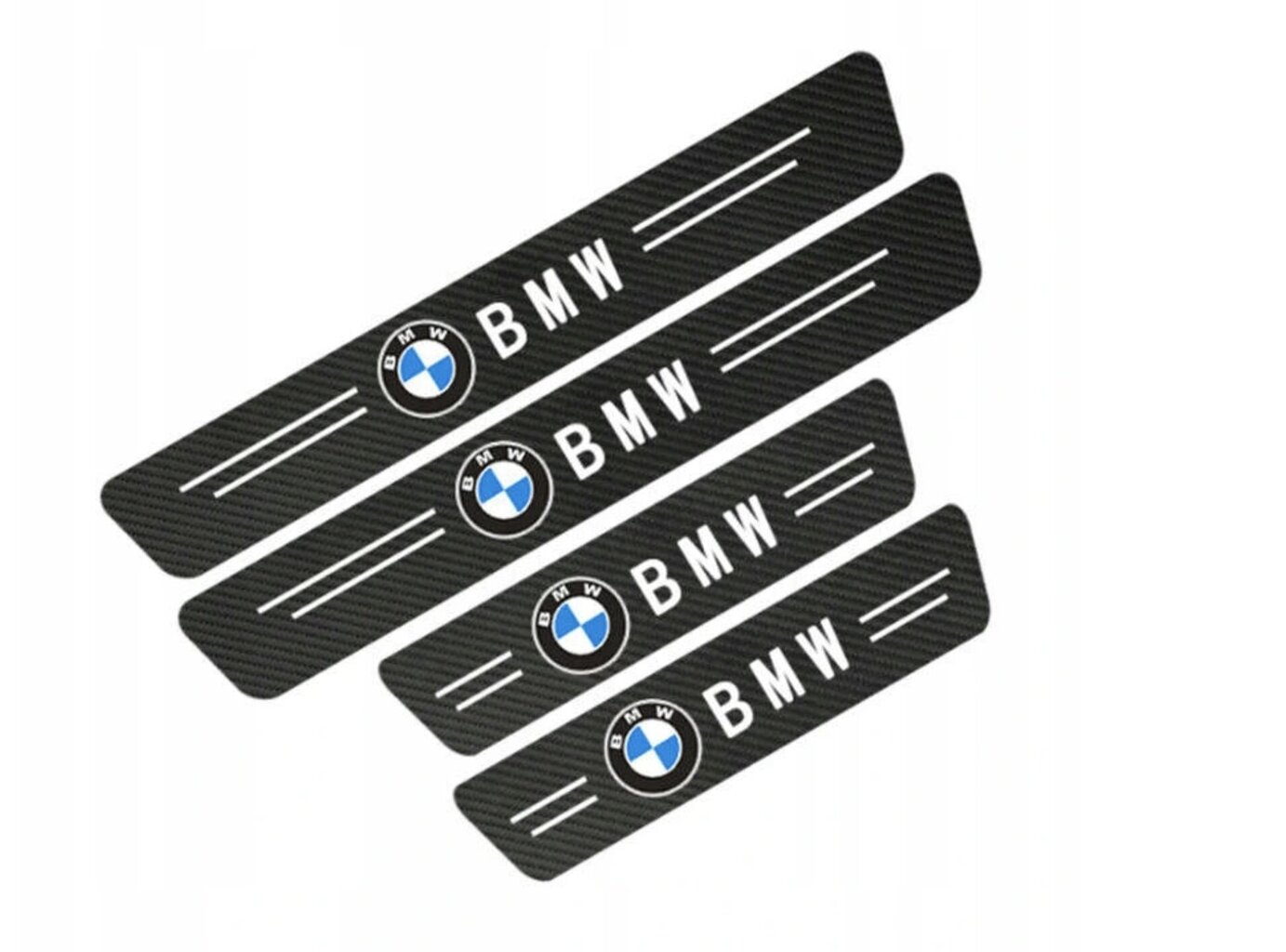 Aizsargājošas uzlīmes auto durvju sliekšņiem BMW cena un informācija | Auto piederumi | 220.lv