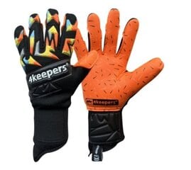 Перчатки вратарские 4keepers Equip Flame NC, 10, оранжевый цвет цена и информация | Тренировочные перчатки. Размер 5 | 220.lv