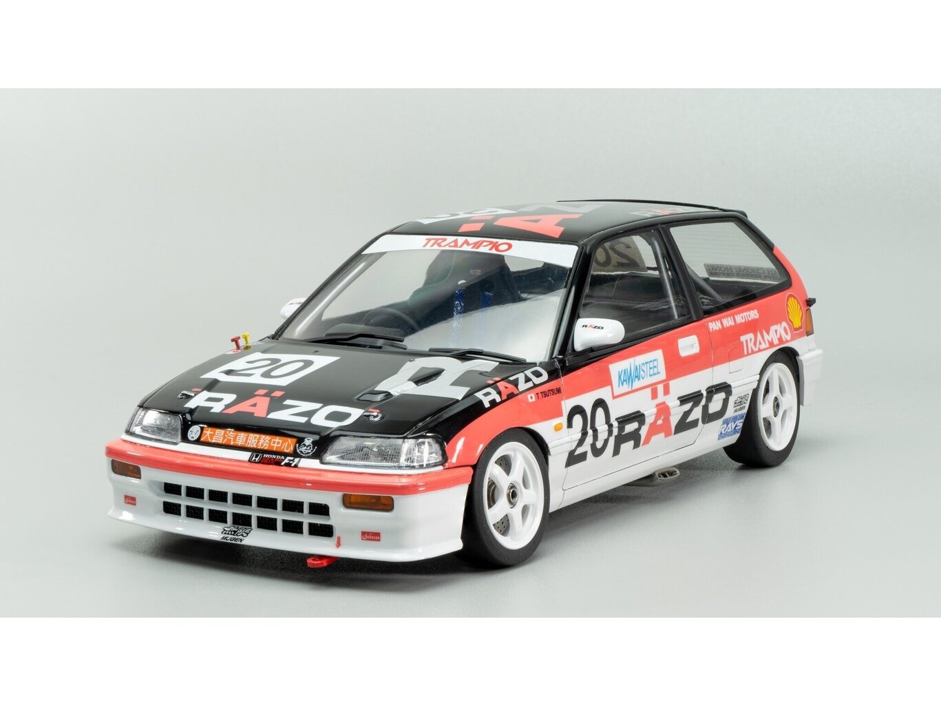 Konstruktors Beemax - Honda Civic EF3 Gr.A 1989 Macau Guia Race, 1/24, 24032 cena un informācija | Konstruktori | 220.lv