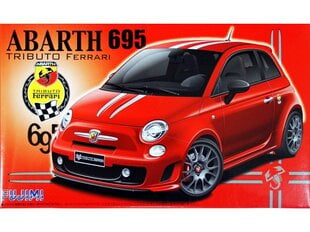 Fujimi - Fiat Abarth 695 Tribute to Ferrari, 1/24, 12384 цена и информация | Kонструкторы | 220.lv