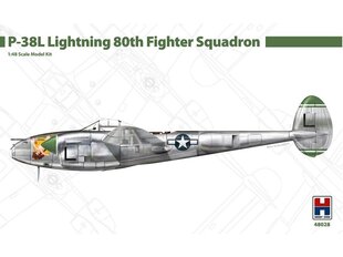 Hobby 2000 - Lockheed P-38L Ligthning 80th Fighter Squadron, 1/48, 48028 цена и информация | Kонструкторы | 220.lv