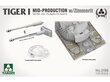 Konstruktors Takom - Tiger I Mid-Production w/Zimmerit, 1/35, 2198 cena un informācija | Konstruktori | 220.lv