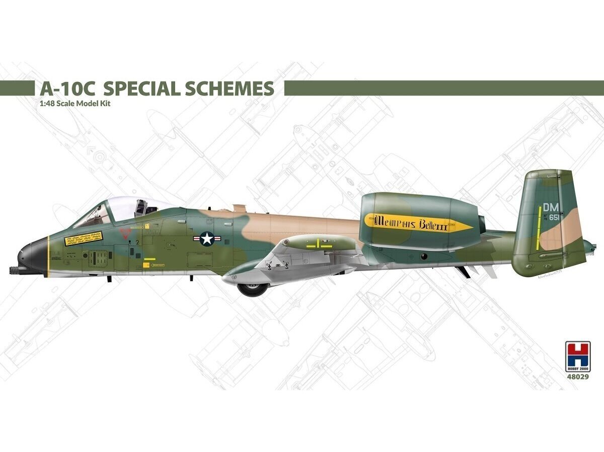 Saliekams modelis Hobby 2000 - Fairchild-Republic A-10C Thunderbolt II Special Schemes, 1/48, 48029 цена и информация | Konstruktori | 220.lv