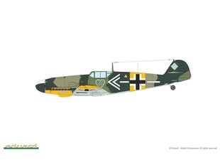 Сборная пластиковая модель. Eduard - Messerschmitt Bf 109G-2 ProfiPack, 1/72, 70156 цена и информация | Конструкторы и кубики | 220.lv