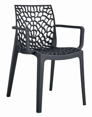 Комплект из двух стульев Okin, черный. цена и информация | Стулья для кухни и столовой | 220.lv