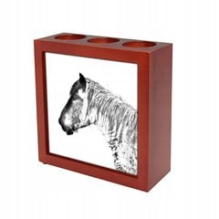 Бельгийская лошадь Подставка для ручек, подсвечник цена и информация | Канцелярия | 220.lv