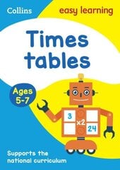 Times Tables Ages 5-7: Prepare for School with Easy Home Learning цена и информация | Книги для подростков  | 220.lv