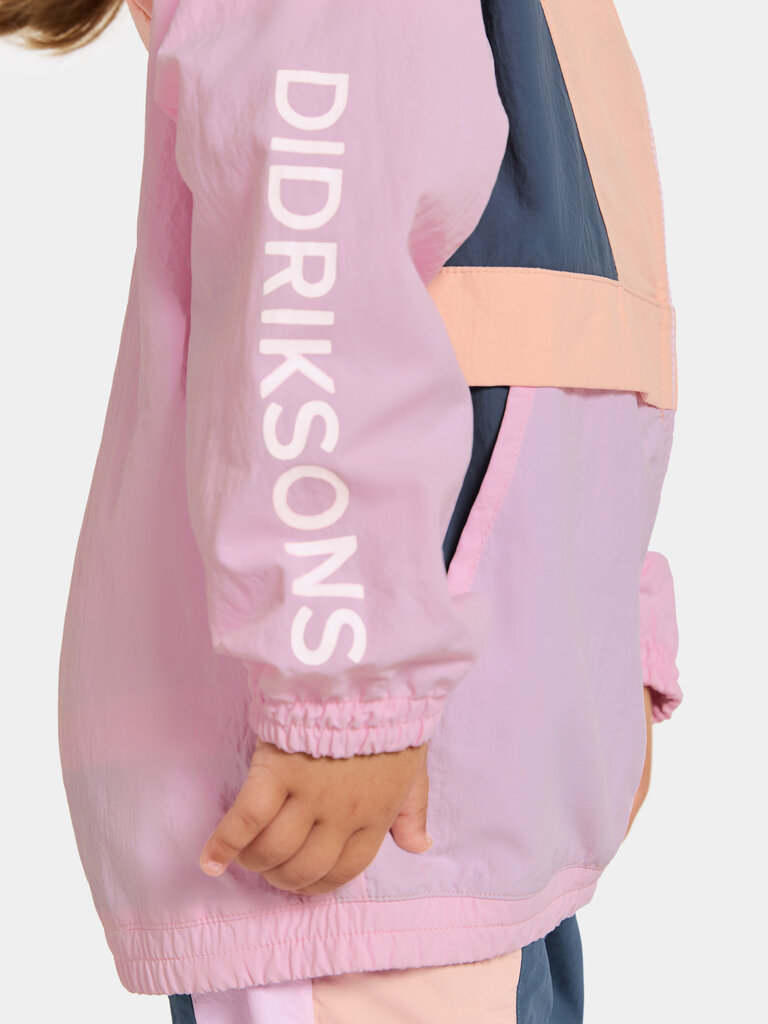 Didriksons bērnu pavasara-rudens virsjaka NYPON, gaiši rozā cena un informācija | Virsjakas un mēteļi meitenēm | 220.lv