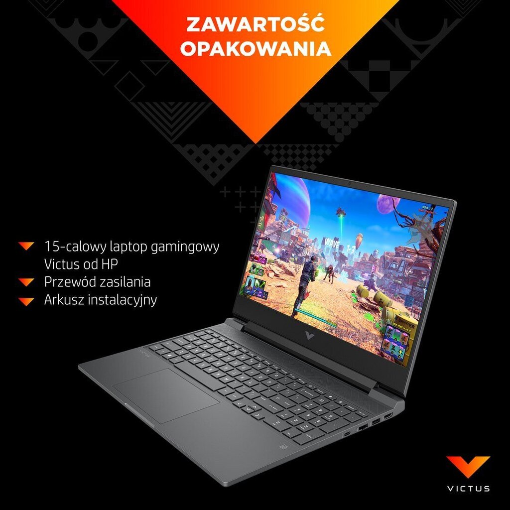 HP Victus 15 FHD 144Hz i5-12450H 8GB 256GB GTX1650 W11 Silver Renew цена и информация | Portatīvie datori | 220.lv