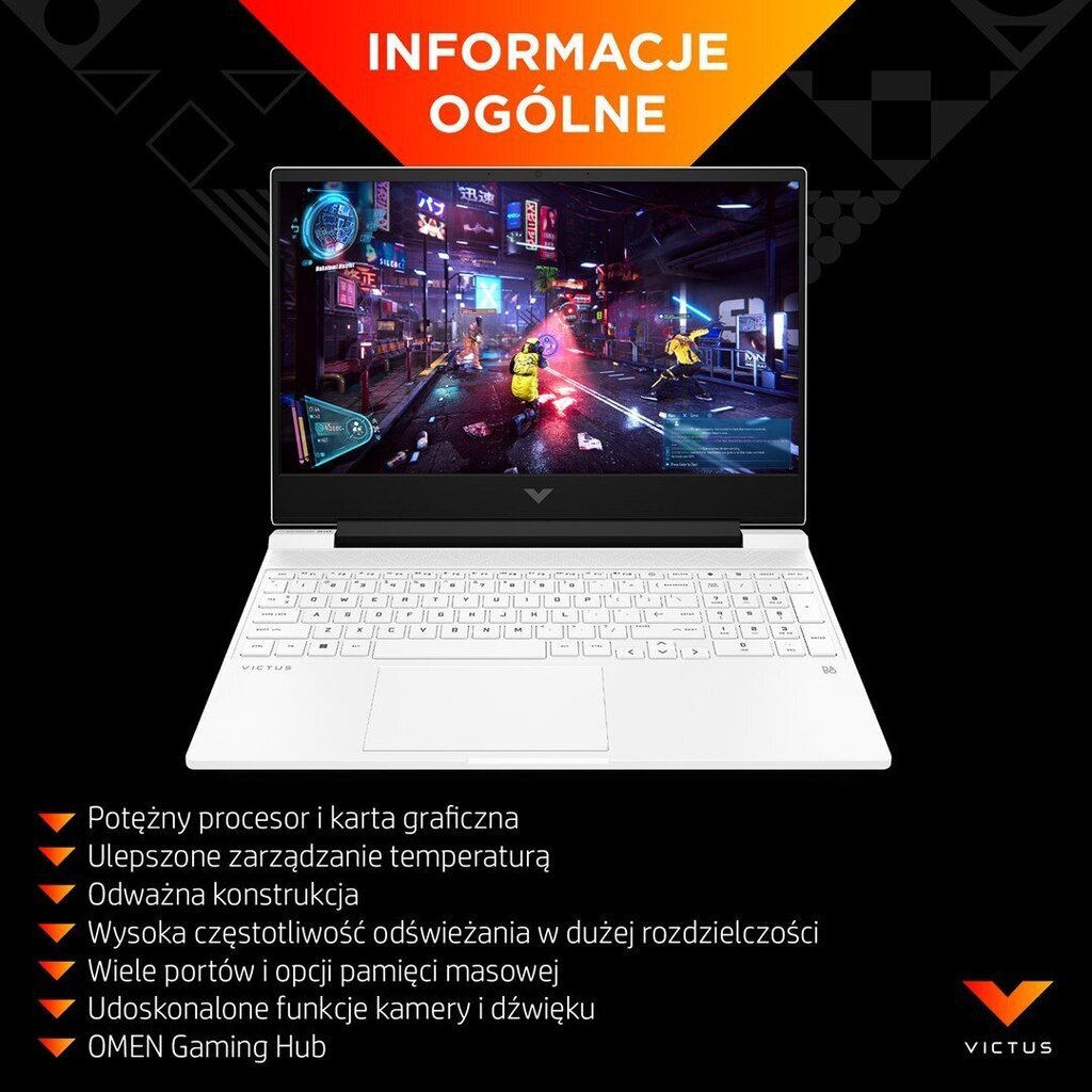 HP Victus 15 FHD 144Hz i5-12450H 8GB 256GB GTX1650 W11 Silver Renew cena un informācija | Portatīvie datori | 220.lv