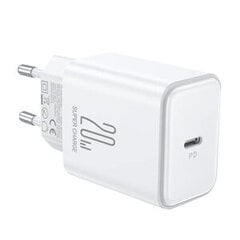 Joyroom JR-TCF06 USB C 20W PD charger - White цена и информация | Зарядные устройства для телефонов | 220.lv