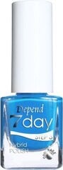 Nagu laka Depend 7 Day Hybrid Polish, Balmy Blue, 5 ml цена и информация | Лаки для ногтей, укрепители | 220.lv