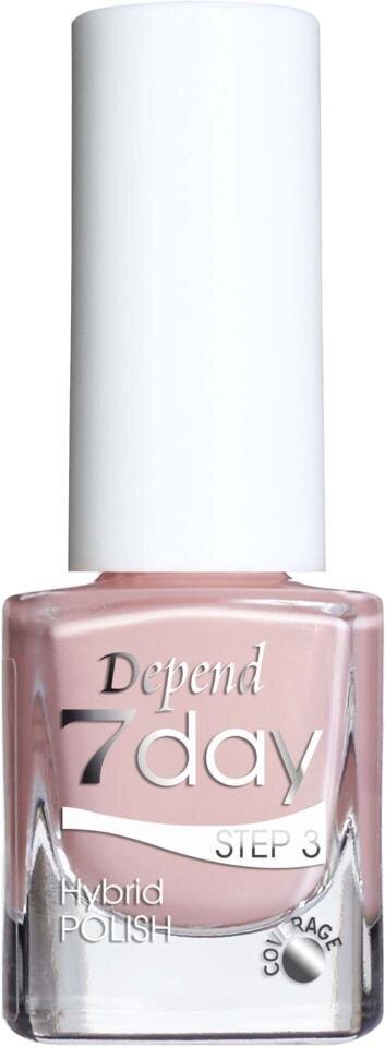 Nagu laka Depend 7 Day Hybrid Polish, All About Bardot, 5 ml цена и информация | Nagu lakas, stiprinātāji | 220.lv