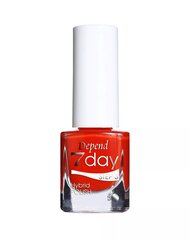 Nagu laka Depend 7 Day Hybrid Polish 5ml, You Got Burned cena un informācija | Nagu lakas, stiprinātāji | 220.lv