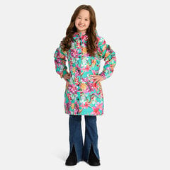 Весенне-осенняя куртка для девочек Huppa JANELLE 1, 40г, мятно-зелено-пестрый цвет цена и информация | Куртки, пальто для девочек | 220.lv