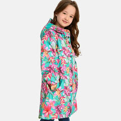 Весенне-осенняя куртка для девочек Huppa JANELLE 1, 40г, мятно-зелено-пестрый цвет цена и информация | Куртки, пальто для девочек | 220.lv