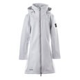 Длинная куртка софтшелл для девочек Huppa AVA, белый цвет