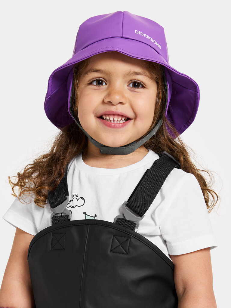Didriksons bērnu lietus cepure SOUTHWEST KIDS, violeta cena un informācija | Lietus apģērbs bērniem | 220.lv