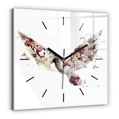 Sienas pulkstenis Abstrakts Skats, 30x30 cm cena un informācija | Pulksteņi | 220.lv