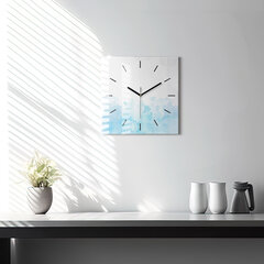 Sienas pulkstenis Krāsoti Traipi, 30x30 cm cena un informācija | Pulksteņi | 220.lv