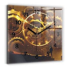 Sienas pulkstenis Laiks - Mehānisms, 30x30 cm cena un informācija | Pulksteņi | 220.lv