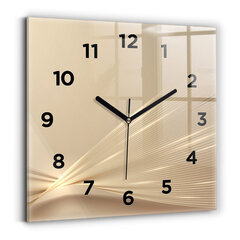 Sienas pulkstenis Abstraktā Gaisma, 30x30 cm cena un informācija | Pulksteņi | 220.lv