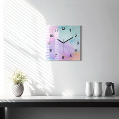Sienas pulkstenis Krāsainas Spalvas, 30x30 cm цена и информация | Часы | 220.lv