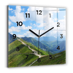 Sienas pulkstenis Kasprovijs Wierch Zakopane, 30x30 cm cena un informācija | Pulksteņi | 220.lv