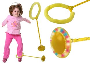Светящаяся скакалка для ног, желтая цена и информация | Развивающие игрушки | 220.lv