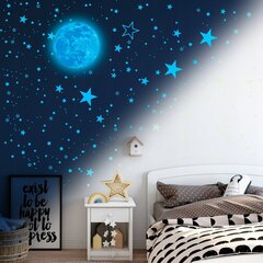 Флуоресцентная наклейка Zaxer stars, космос цена и информация | Декоративные наклейки | 220.lv