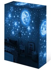 Флуоресцентная наклейка Zaxer stars, космос цена и информация | Декоративные наклейки | 220.lv