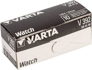 Батарея Varta 392 AG3 S736E SR41W цена и информация | Батарейки | 220.lv