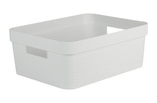 практичный контейнер 12 л, белый цена и информация | Ящики для вещей | 220.lv