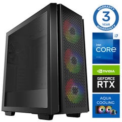 Intop Aqua i7-14700F 32GB DDR5 2TB SSD M.2 NVME+2TB RTX3050 6GB no-OS cena un informācija | Stacionārie datori | 220.lv