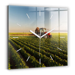 Sienas pulkstenis Traktors Lauksaimniecības Jomā, 30x30 cm цена и информация | Часы | 220.lv