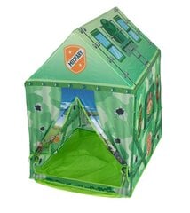 Spēļu telts, zaļa, 103 cm cena un informācija | Bērnu rotaļu laukumi, mājiņas | 220.lv