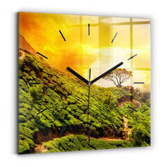 Sienas pulkstenis Tējas Kalns, 30x30 cm cena un informācija | Pulksteņi | 220.lv