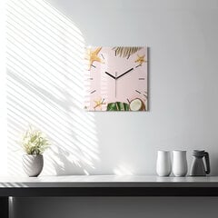 Sienas pulkstenis Vasaras Garastāvoklis, 30x30 cm cena un informācija | Pulksteņi | 220.lv