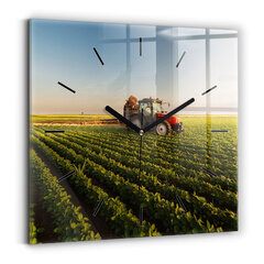 Sienas pulkstenis Traktors Lauksaimniecības Jomā, 30x30 cm цена и информация | Часы | 220.lv