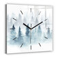 Sienas pulkstenis Ziemas Mežs, 30x30 cm цена и информация | Pulksteņi | 220.lv
