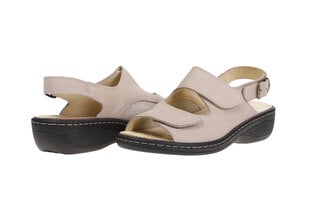 Sandalas sievietēm Dr.Brinkmann 87614, smilšu krāsas cena un informācija | Sieviešu sandales | 220.lv