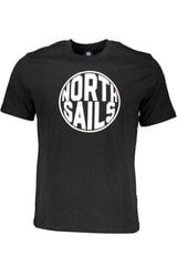 T-krekls vīriešiem North Sails 902836000, melns cena un informācija | Vīriešu T-krekli | 220.lv