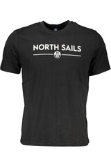 T-krekls vīriešiem North Sails 902837000, melns cena un informācija | Vīriešu T-krekli | 220.lv