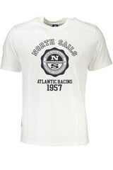 T-krekls vīriešiem North Sails 902840000, balts cena un informācija | Vīriešu T-krekli | 220.lv