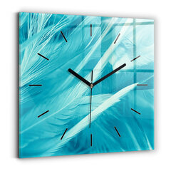 Sienas pulkstenis Zaļā Tirkīza Vintage, 30x30 cm cena un informācija | Pulksteņi | 220.lv